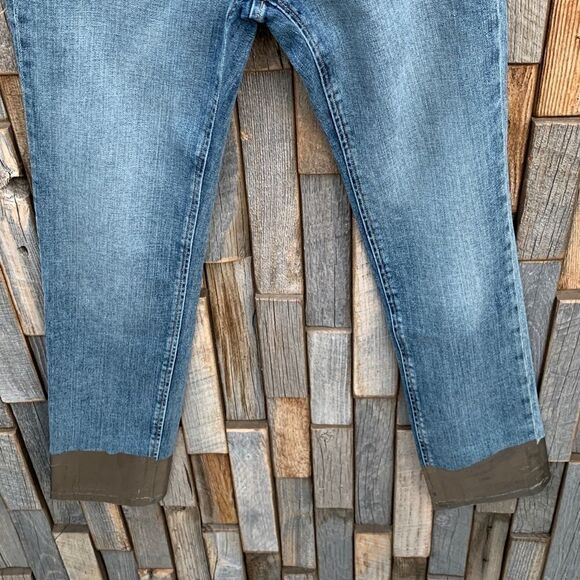 Rag & Bone Cigarette Silver Dip Ankle Jeans 23 - Picture 3 of 7